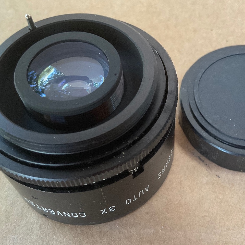 🎥 Sears auto 3x converter lens 📸